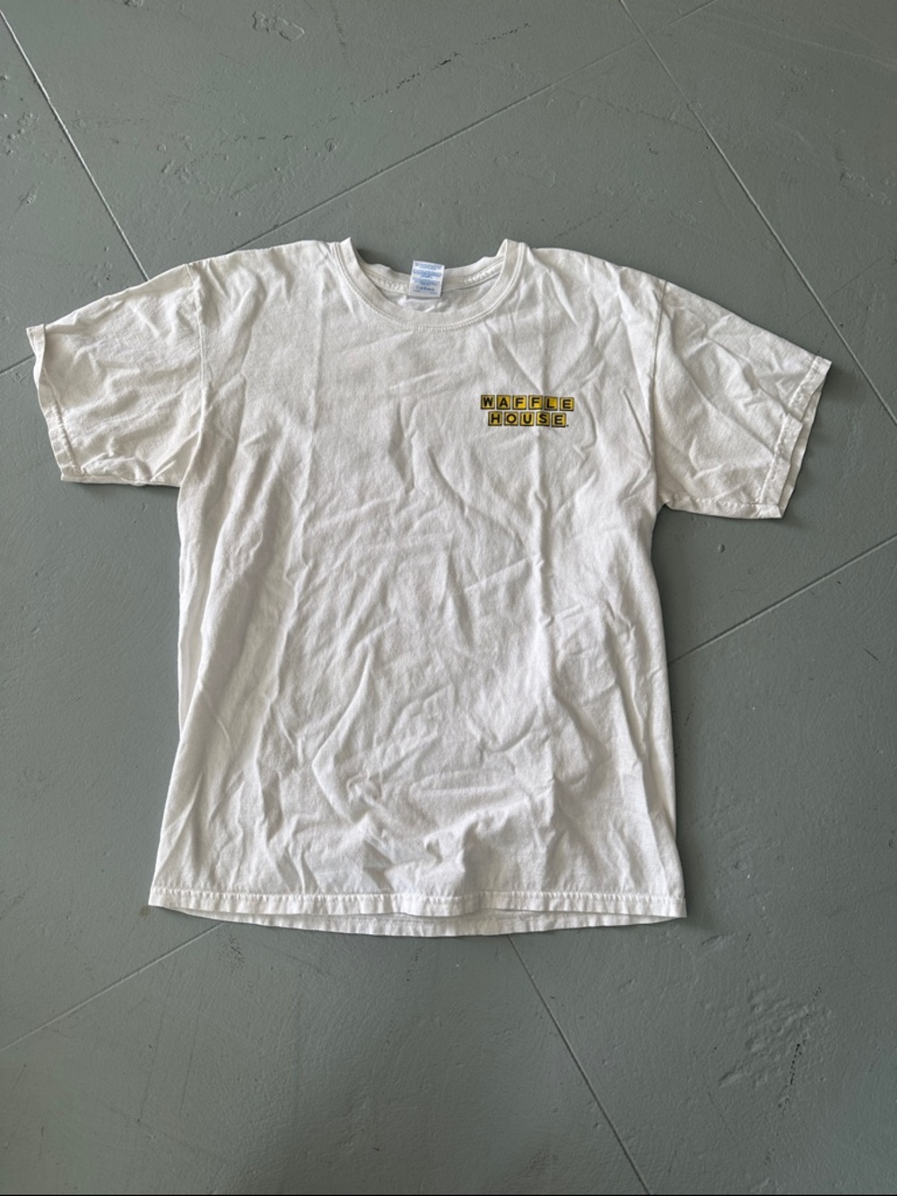 Vintage Waffle House White Logo Tee